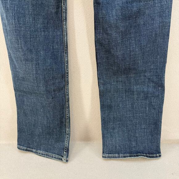7 For All Mankind Jeans Women's 29 (8) Blue Austyn Relaxed Straight Leg NWT - Picture 6 of 15